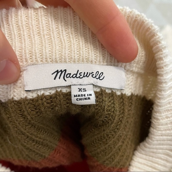 Madewell patch pocket pullover sweater Walton stripe - Picture 5 of 6